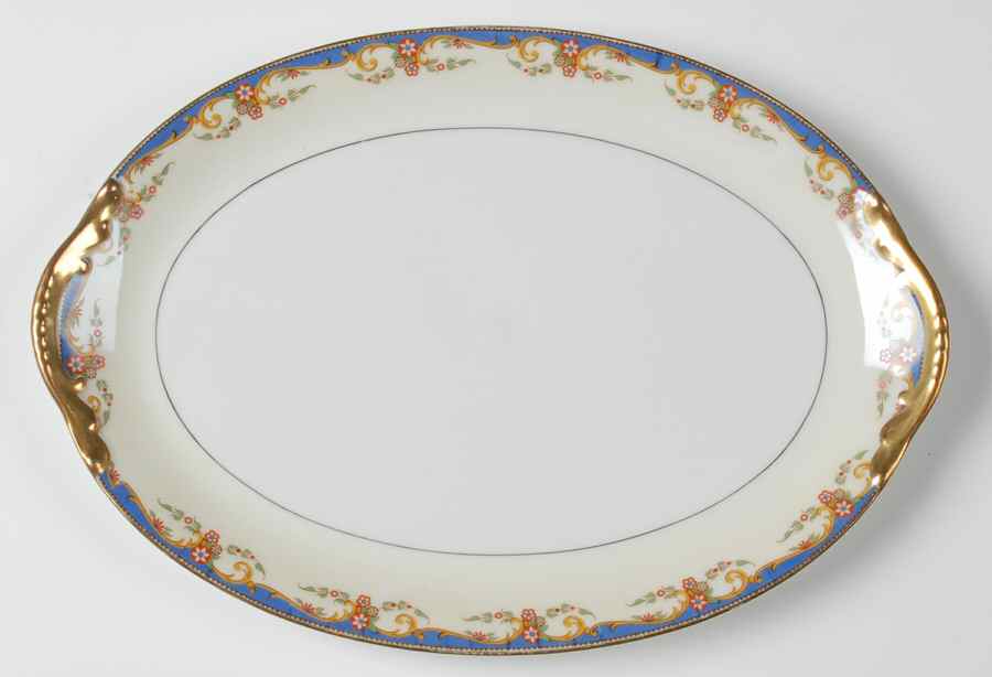 The St. Quentin 12" Oval Serving Platter by Vignaud-1