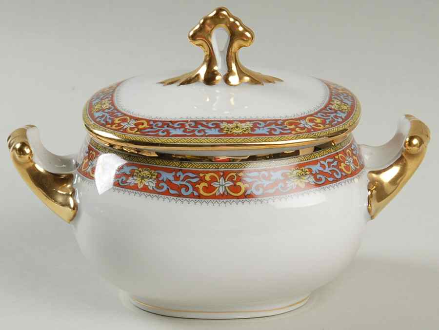 VIG1 Sugar Bowl & Lid by Vignaud-1