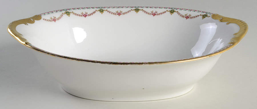 VIG14 10" Oval Vegetable Bowl by Vignaud-1