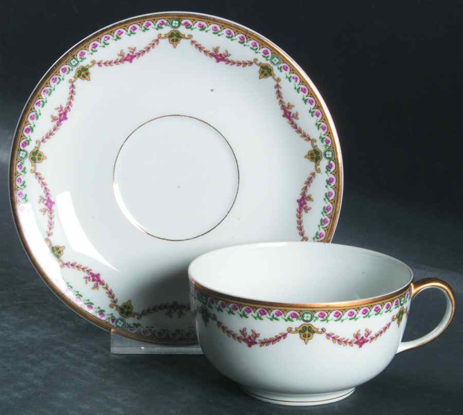 VIG14 Flat Cup & Saucer Set by Vignaud-1