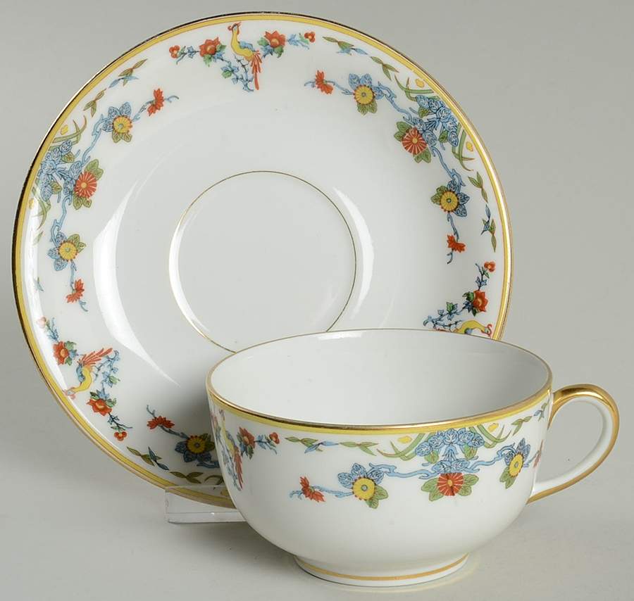 VIG25 Flat Cup & Saucer Set by Vignaud-1