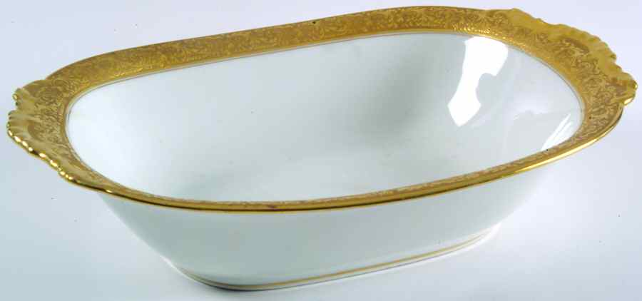 VIG28 10" Oval Vegetable Bowl by Vignaud-1