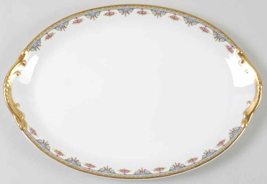 VIG3 14" Oval Serving Platter by Vignaud-1