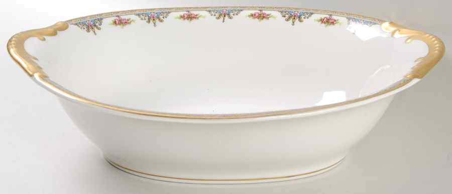 VIG3 10" Oval Vegetable Bowl by Vignaud-1