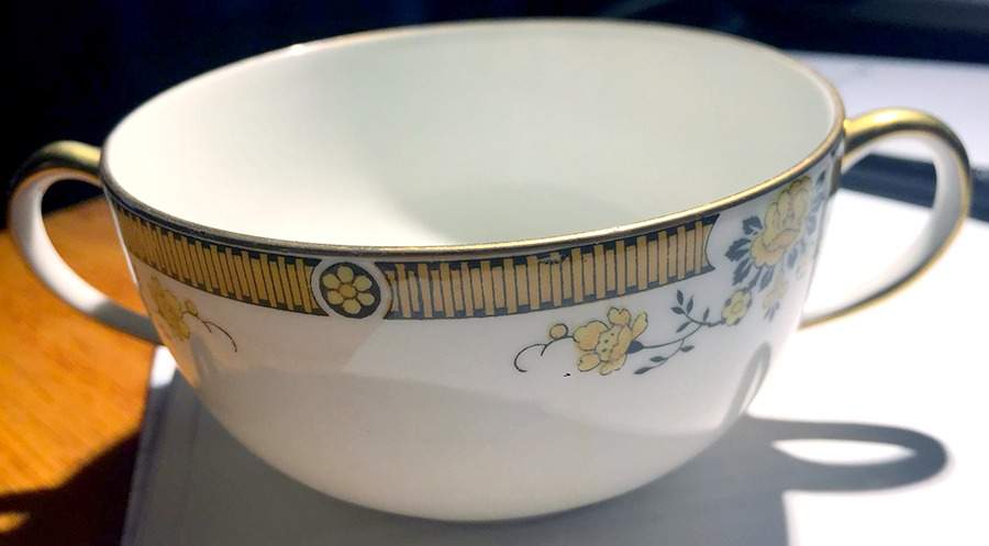 VIG39 Flat Cream Soup Bowl by Vignaud-1