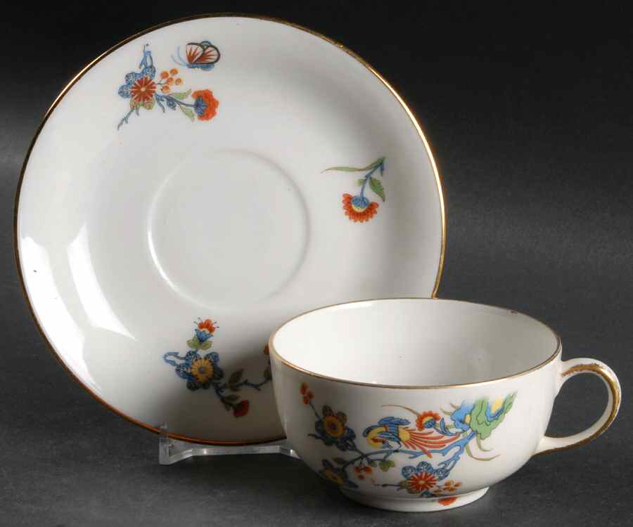 VIG41 Flat Cup & Saucer Set by Vignaud-1