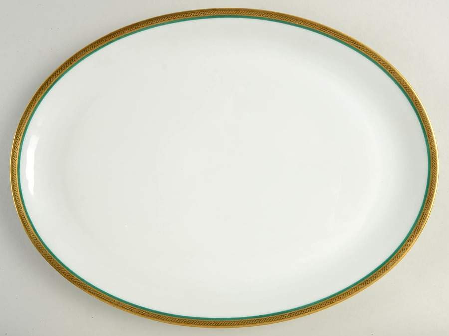 VIG47 13" Oval Serving Platter by Vignaud-1