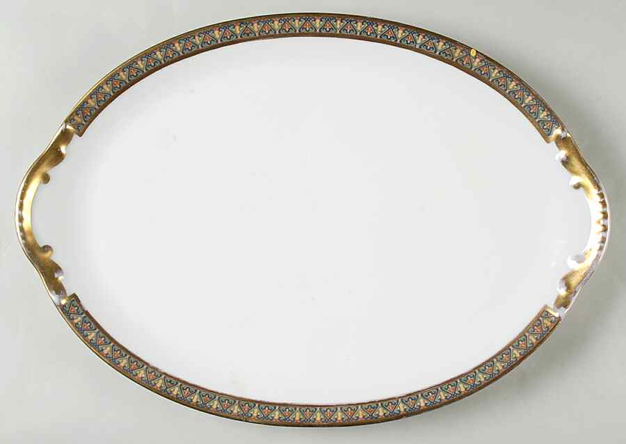 VIG52 16" Oval Serving Platter by Vignaud-1