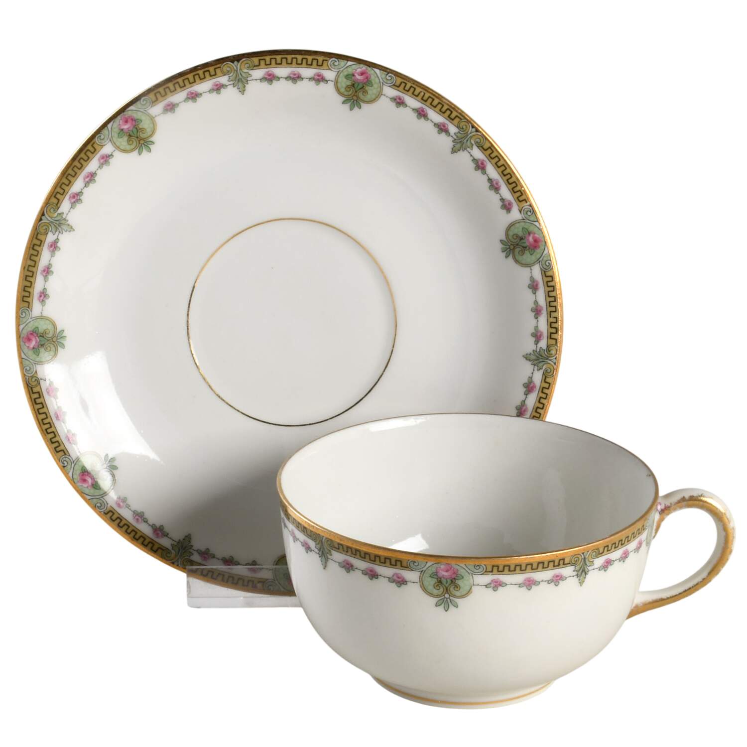 VIG56 Flat Cup & Saucer Set by Vignaud-1