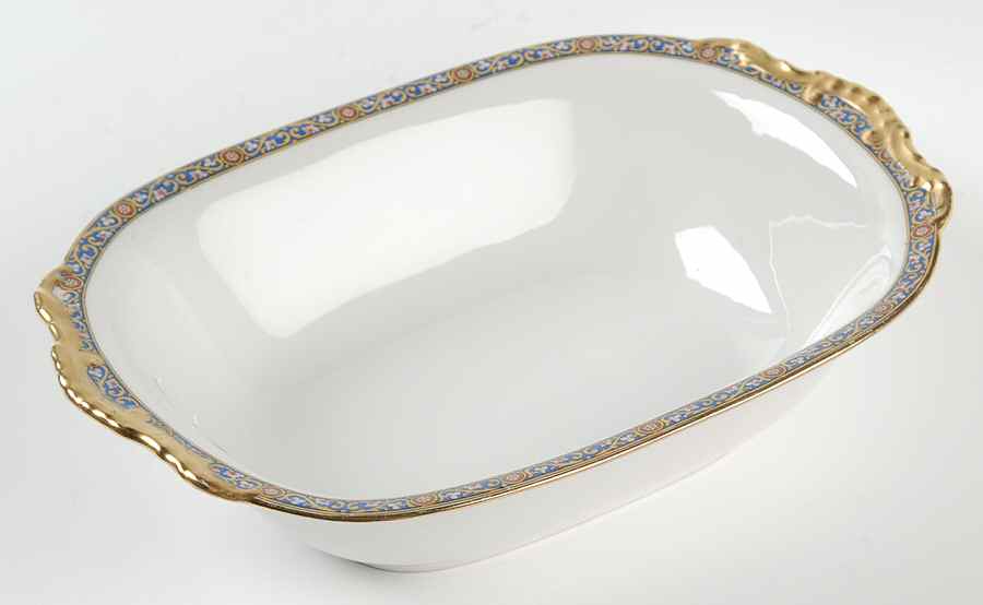VIG6 10" Oval Vegetable Bowl by Vignaud-1