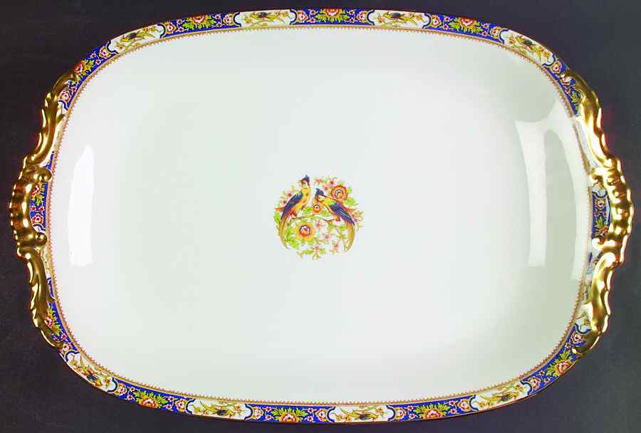 Loeser's 17" Oval Serving Platter by Vignaud-1