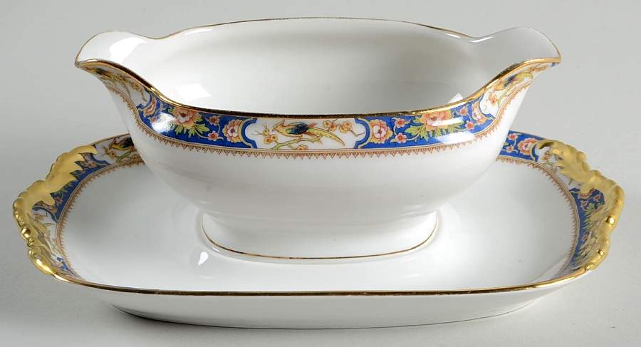 Loeser's Gravy Boat with Attached Underplate by Vignaud-1