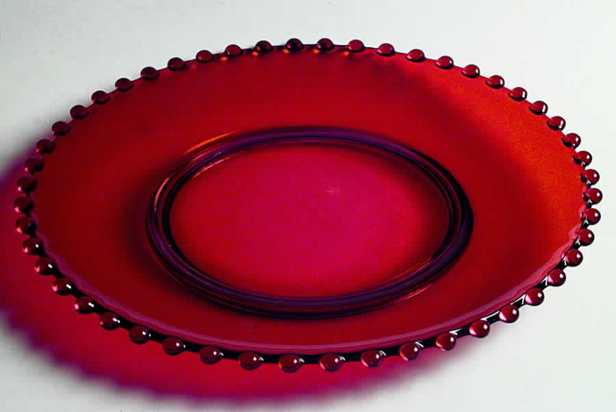 Candlewick Ruby Service Plate by Viking-1