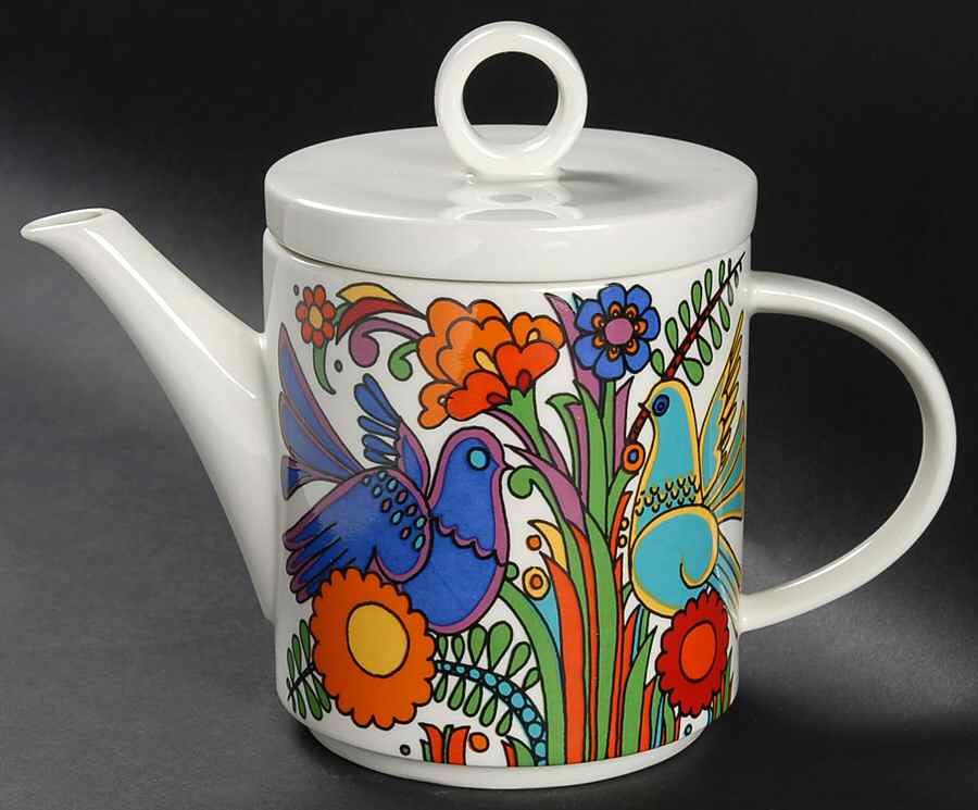Acapulco (Older, Milano Shape) Teapot & Lid by Villeroy & Boch-1