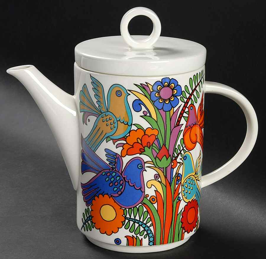 Acapulco (Older, Milano Shape) Coffee Pot & Lid by Villeroy & Boch-1