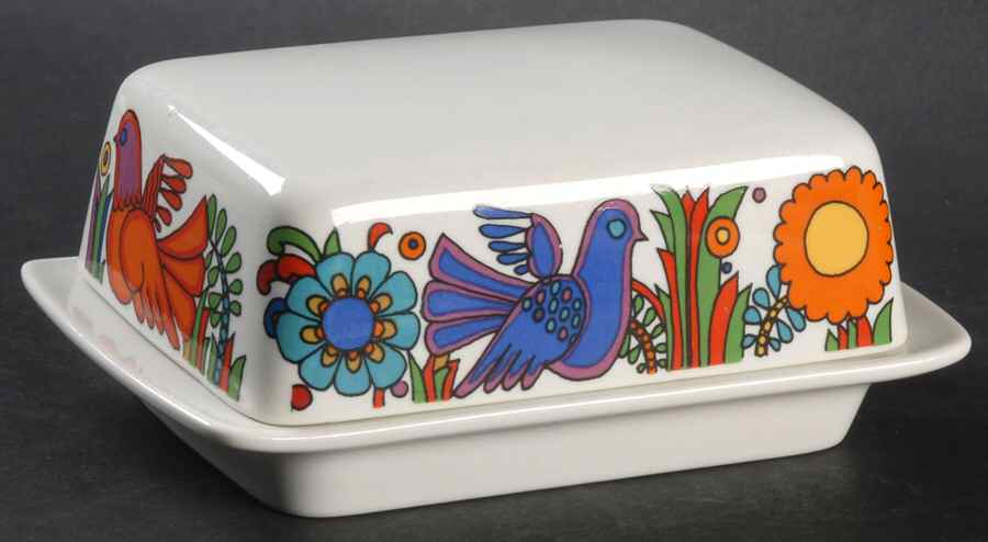 Acapulco (Older, Milano Shape) Rectangular Covered Butter by Villeroy & Boch-1