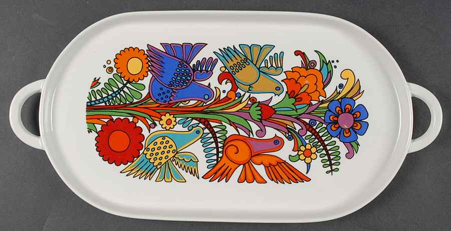 Acapulco (Older, Milano Shape) 11" Oval Serving Platter by Villeroy & Boch-1