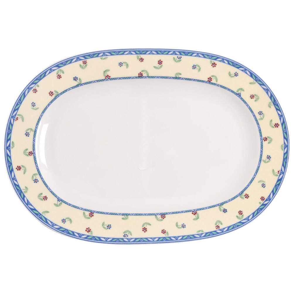 Adeline 13" Oval Serving Platter by Villeroy & Boch-1