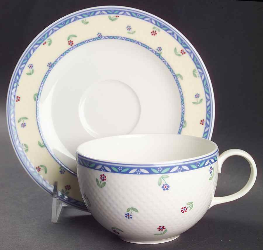 Adeline Breakfast Cup & Cream Soup Saucer Set by Villeroy & Boch-1