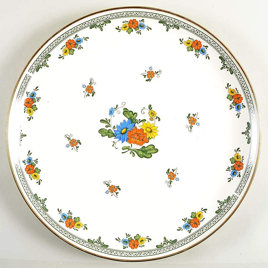 Alt Amsterdam 15" Round Metal Tray by Villeroy & Boch-1