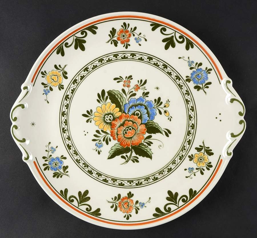 Alt Amsterdam Handled Cake Plate by Villeroy & Boch-1