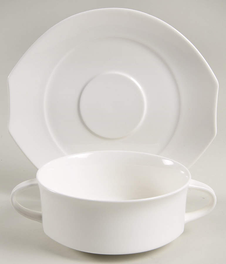 Alba Flat Cream Soup Bowl & Saucer Set by Villeroy & Boch-1