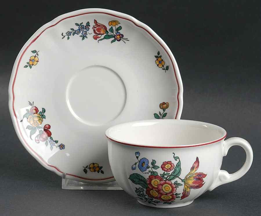 Alsace Flat Cup & Saucer Set by Villeroy & Boch-1