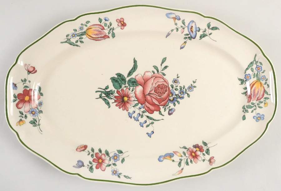 Alt Strassburg (Trim Off Edge) 16" Oval Serving Platter by Villeroy & Boch-1