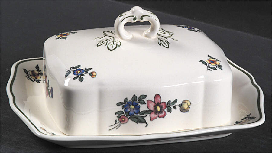 Alt Strassburg (Trim Off Edge) Square Covered Butter by Villeroy & Boch-1