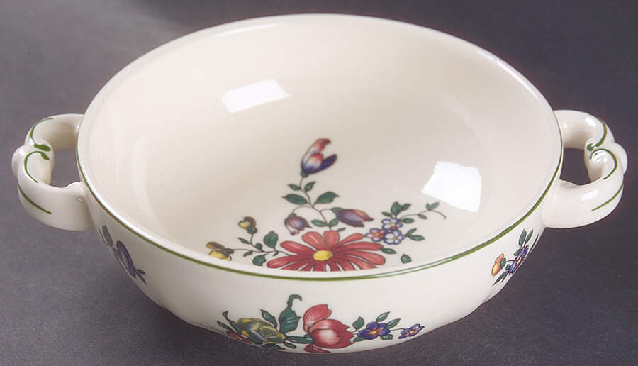 Alt Strassburg (Trim Off Edge) Footed Cream Soup Bowl by Villeroy & Boch-1