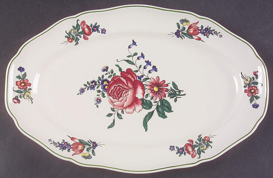 Alt Strassburg (Trim Off Edge) 13" Oval Serving Platter by Villeroy & Boch-1