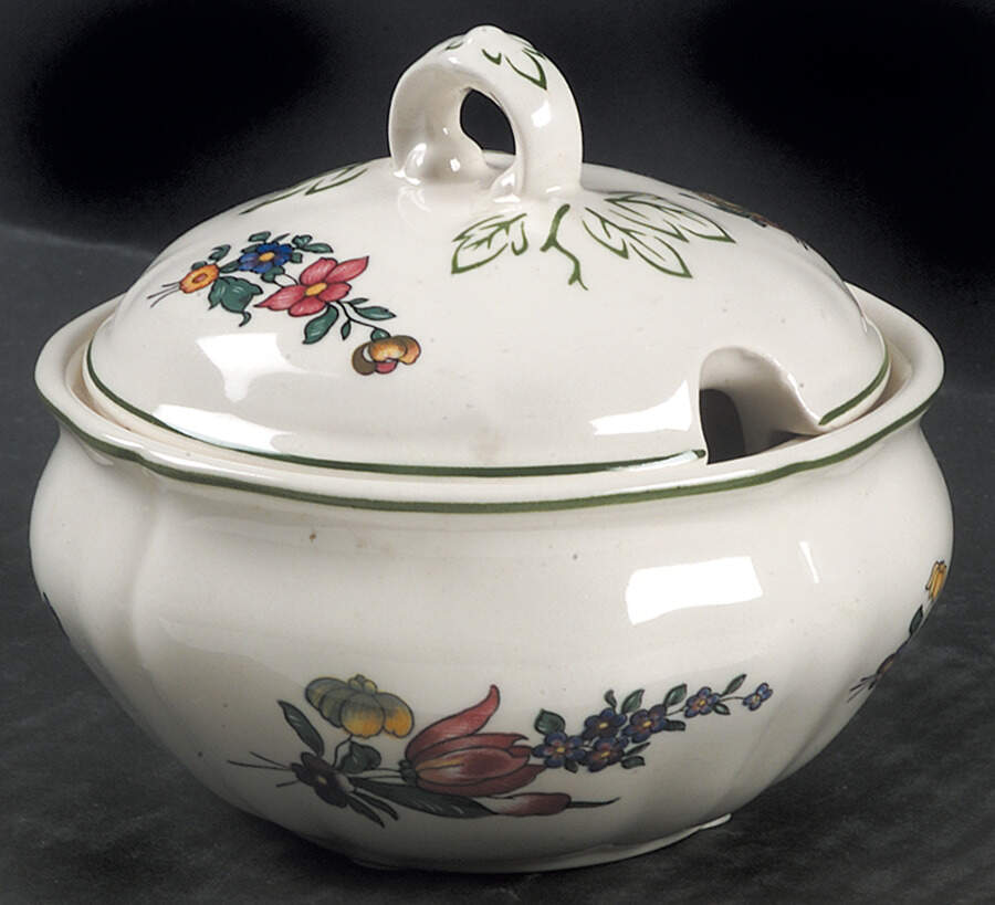 Alt Strassburg (Trim Off Edge) Jam/Jelly & Lid by Villeroy & Boch-1