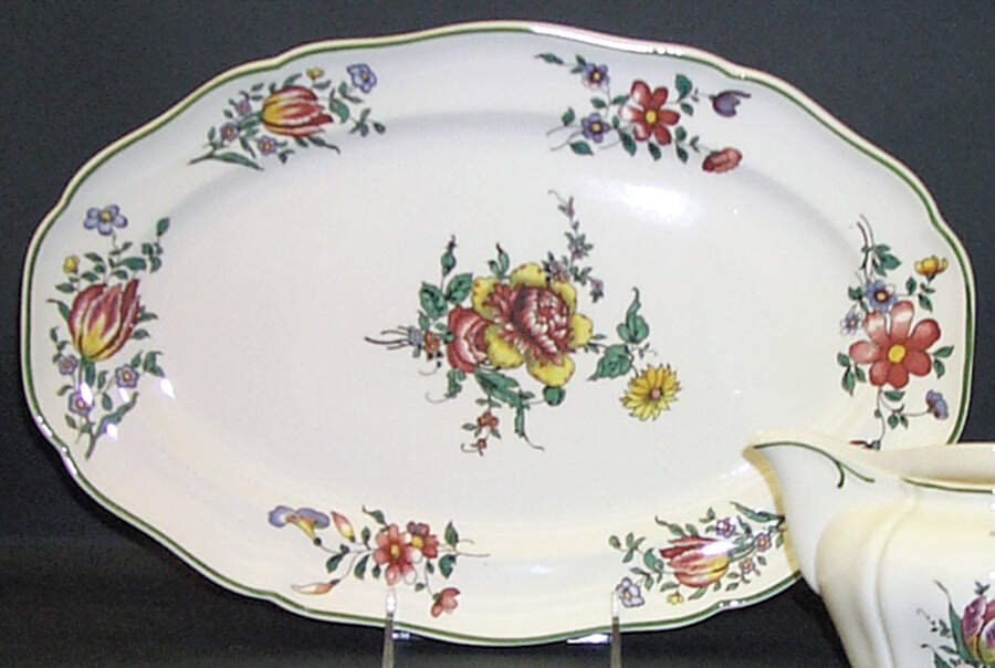 Alt Strassburg (Trim Off Edge) 15" Oval Serving Platter by Villeroy & Boch-1