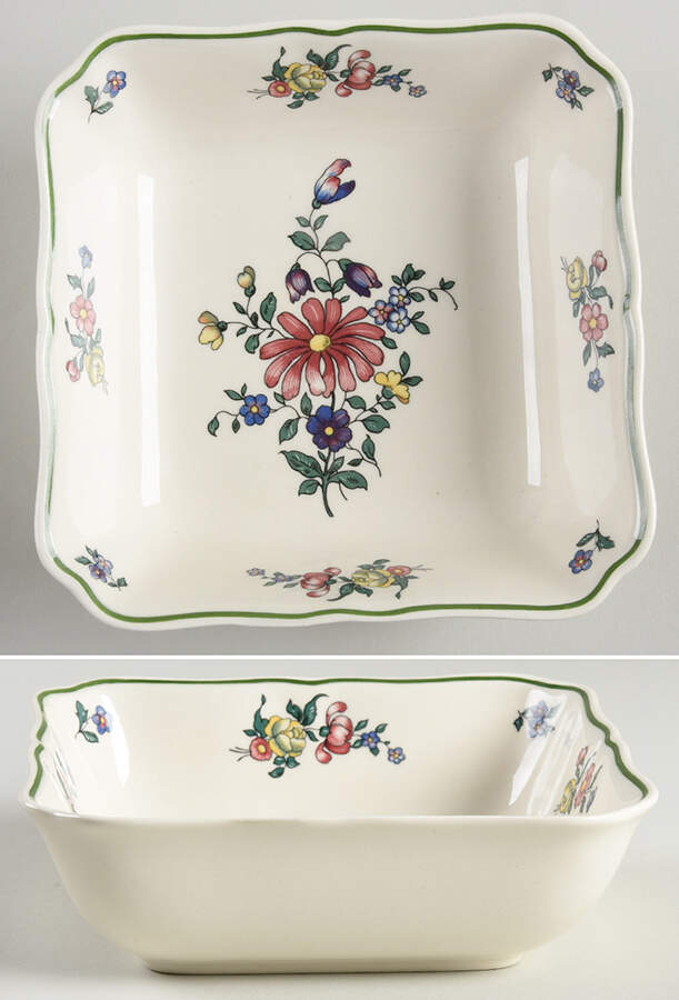 Alt Strassburg (Trim Off Edge) 6" Square Vegetable Bowl by Villeroy & Boch-1
