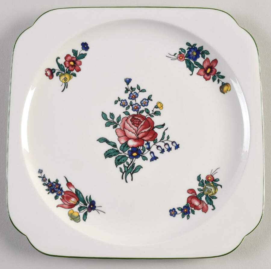 Alt Strassburg (Trim Off Edge) Square Oven-To-Table Plate by Villeroy & Boch-1