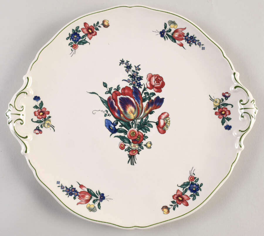 Alt Strassburg (Trim Off Edge) Handled Cake Plate by Villeroy & Boch-1