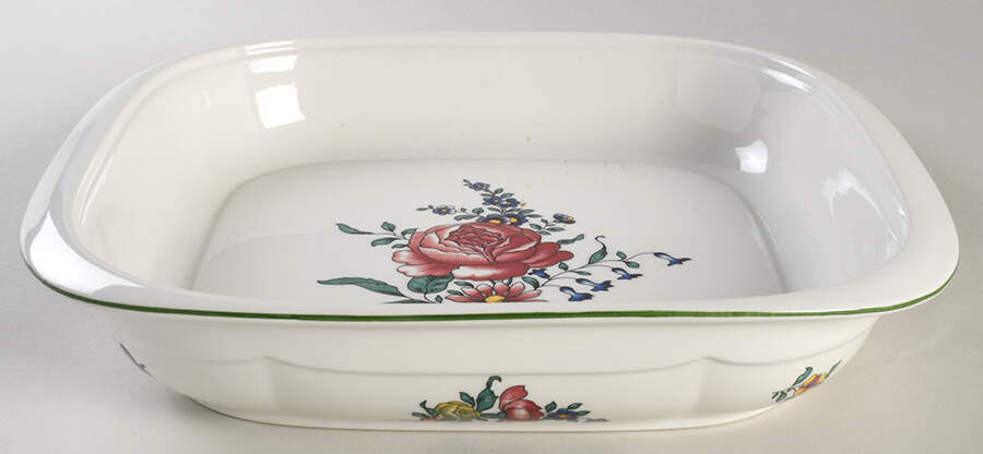 Alt Strassburg (Trim Off Edge) 1.5 Quart Square Microwave Baker No Lid by Villeroy & Boch-1