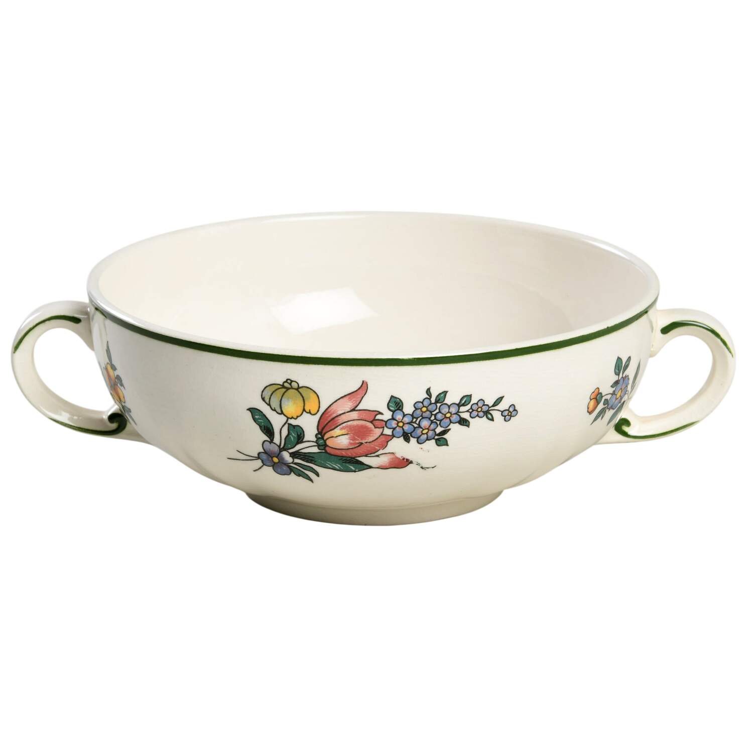 Alt Strassburg (Trim Off Edge) Footed Cream Soup Bowl by Villeroy & Boch-1