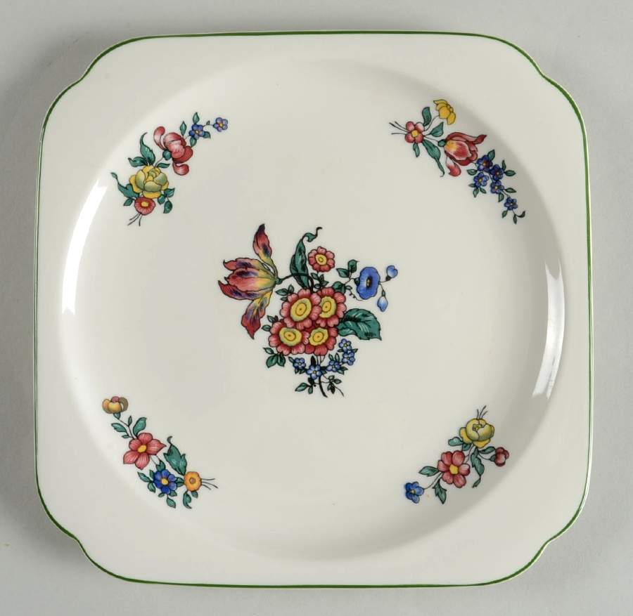Alt Strassburg (Trim Off Edge) Square Salad Plate by Villeroy & Boch-1