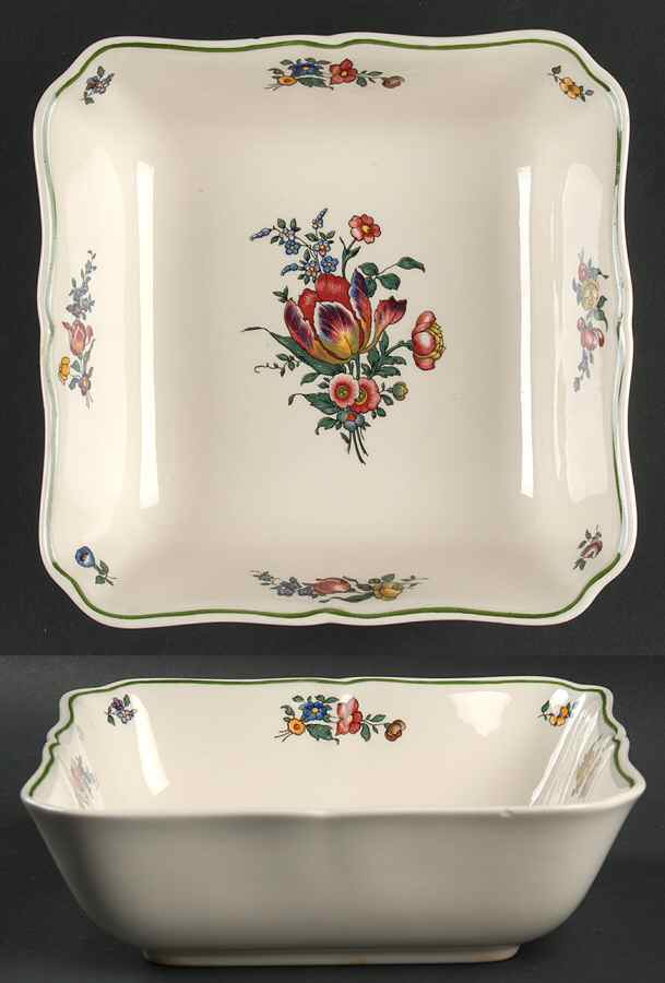 Alt Strassburg (Trim Off Edge) 7" Square Vegetable Bowl by Villeroy & Boch-1