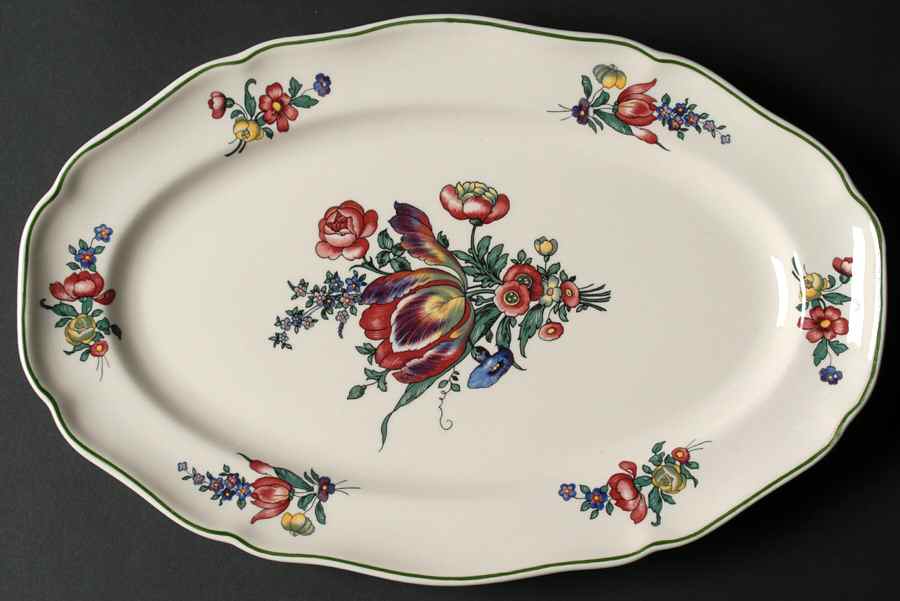 Alt Strassburg (Trim Off Edge) 13" Oval Serving Platter by Villeroy & Boch-1