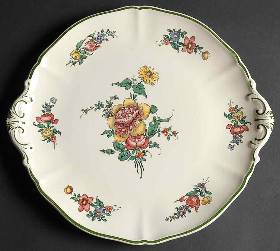 Alt Strassburg (Trim Off Edge) Handled Cake Plate by Villeroy & Boch-1