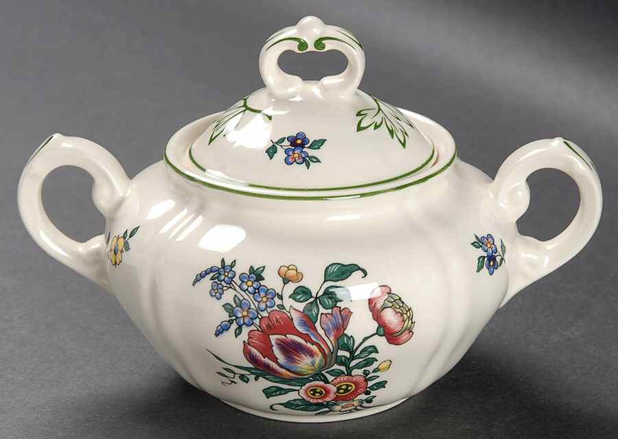 Alt Strassburg (Trim Off Edge) Sugar Bowl & Lid by Villeroy & Boch-1