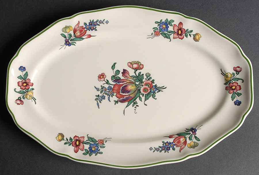 Alt Strassburg (Trim Off Edge) 12" Oval Serving Platter by Villeroy & Boch-1