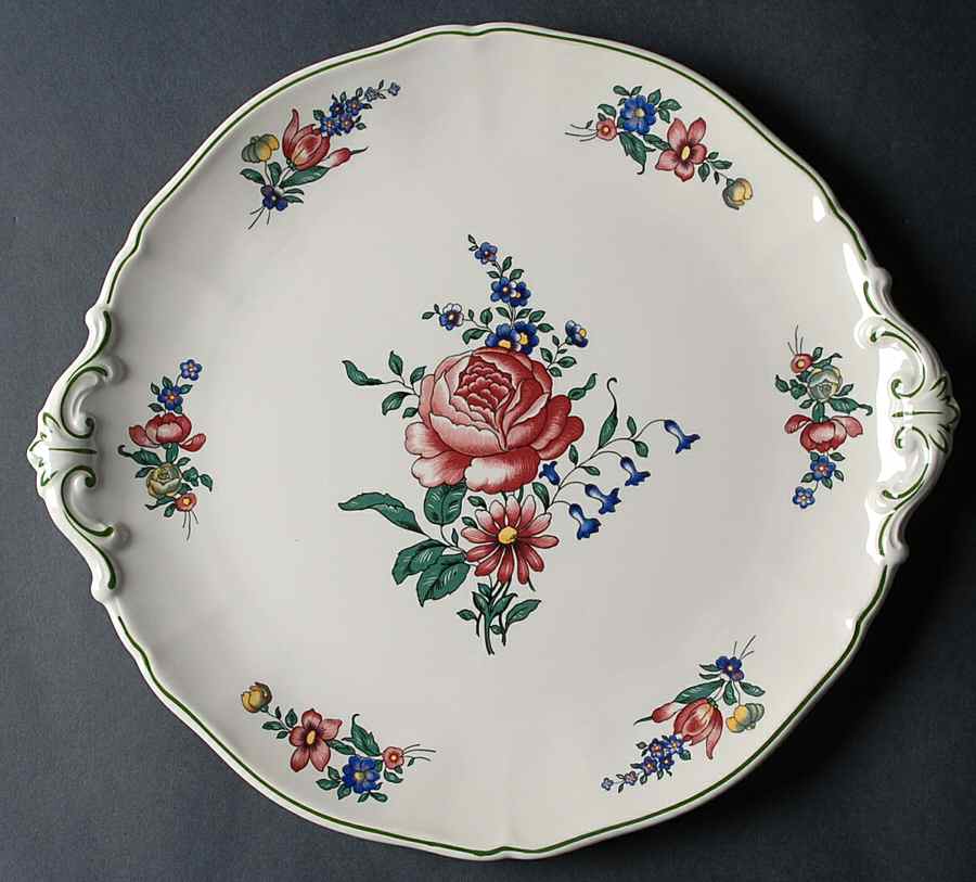 Alt Strassburg (Trim Off Edge) Handled Cake Plate by Villeroy & Boch-1
