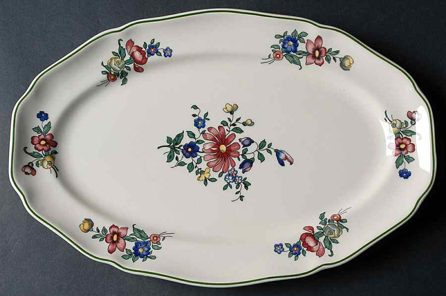 Alt Strassburg (Trim Off Edge) 12" Oval Serving Platter by Villeroy & Boch-1