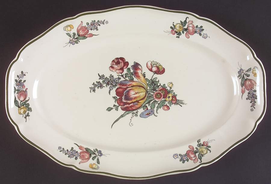 Alt Strassburg (Trim Off Edge) 14" Oval Serving Platter by Villeroy & Boch-1