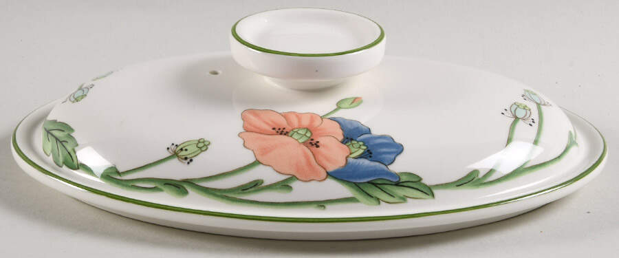 Amapola Lid for 2 Quart Oval Covered Casserole by Villeroy & Boch-1