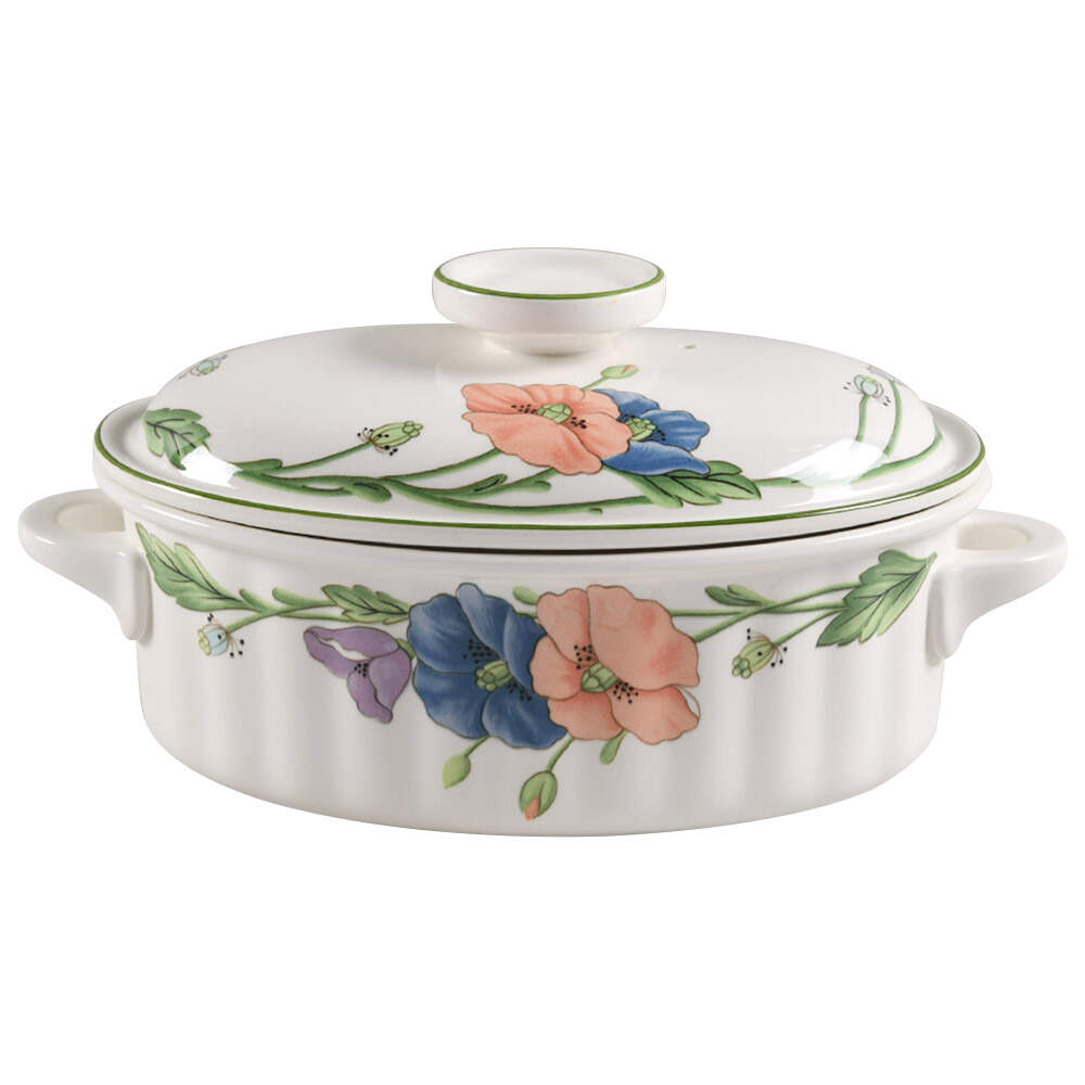 Amapola 2 Quart Oval Covered Casserole by Villeroy & Boch-1