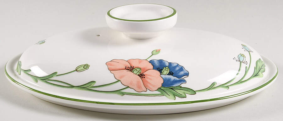 Amapola Lid for 3 Qt Oval Covered Casserole by Villeroy & Boch-1